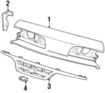 F3AZ8190B - Body: Front Panel for Ford: Crown Victoria Image