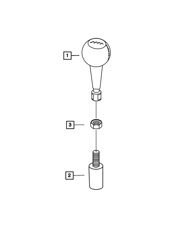 124934 - Manual Transmission 6 Speed: Hex Jam Nut for Mopar Image