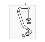 6K145778AB - Engine: Intake Pipe for Volkswagen: Beetle, Jetta, Passat Image