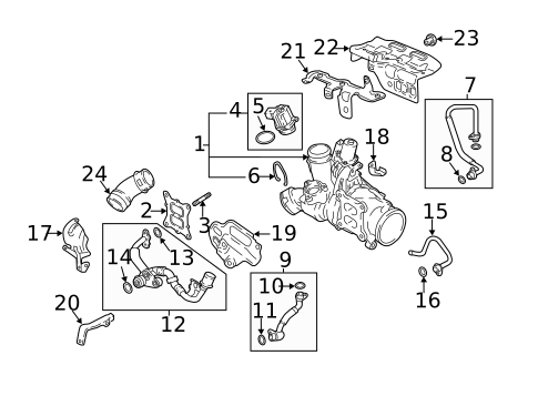 Turbo Charger for 2019 Volkswagen Passat #0