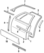 12538476 - Body: Door Shell for Cadillac: Seville Image