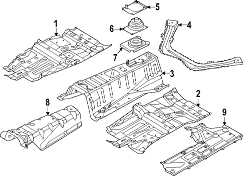 Floor & Rails for 2023 Nissan Z #0