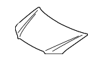 57229XA03A9P - : Hood, Part is Only available for Pick Up Option for Subaru Image