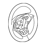 32346774459 - Steering: Steering Wheel for BMW: 525i, 525xi, 528i, 528i xDrive, 528xi, 530i, 530xi, 535i, 535i xDrive, 535xi, 550i, 650i, M6 Image