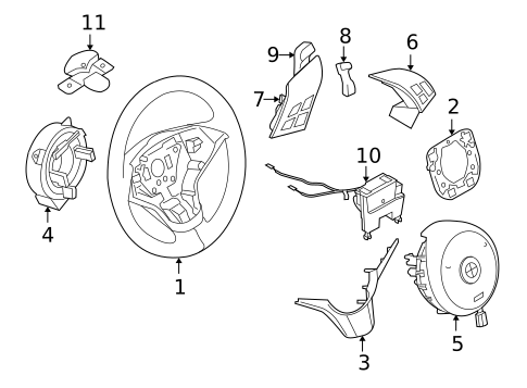 Steering Wheel & Trim for 2006 BMW 650i #0
