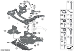31106887340 - Front Axle: Front Axle Support for BMW Image