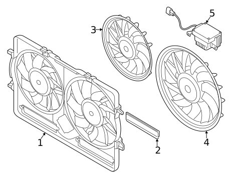 Cooling Fan for 2013 Audi A4 #0
