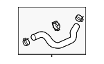 PY8W1568Z - Belts &amp; Cooling: Radiator Coolant Hose for Mazda Image