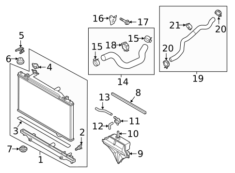 Cooling System for 2018 Mazda 6 #1