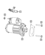 R6029698AA - Electrical: Engine Starter, Remanufactured for Mopar Image