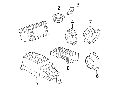 Sound System for 2008 Chevrolet Tahoe #0