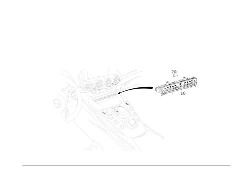 Operating Unit for 2018 Mercedes-Benz AMG&reg; GT C #0