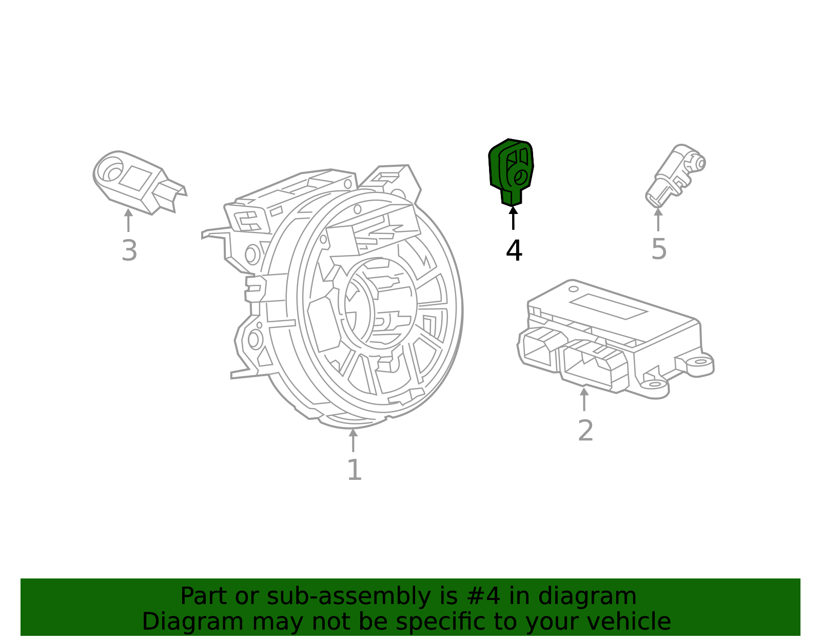 13519412 - High-Quality Airbag Side Impact Sensor for 2019-2026 GM ...