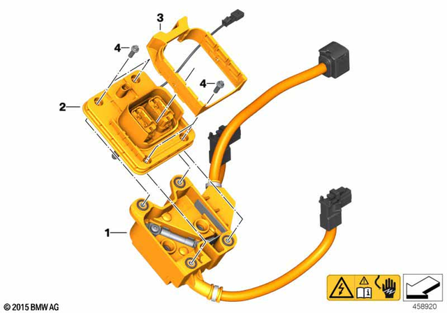 61278525502 - General Electrical System: High-Voltage Distribution Box -  for BMW-Motorrad Image image