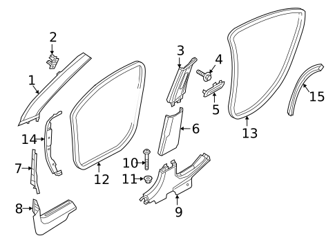 Interior Trim - Pillars for 2022 Fiat 500X #0