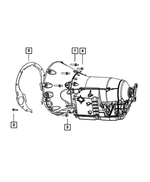 6507966AA - NAG1; W5A580; 5-Speed; Automatic Transmission: Double Ended Stud for Mopar Image