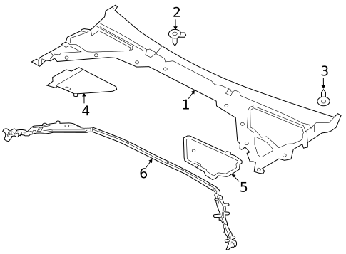 Cowl for 2017 Jaguar XF #0