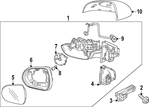 Mirrors for 2025 Buick Encore GX #0