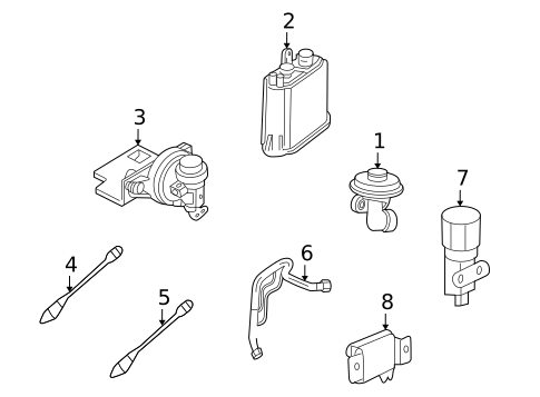 EGR System for 2002 Lincoln Blackwood #0