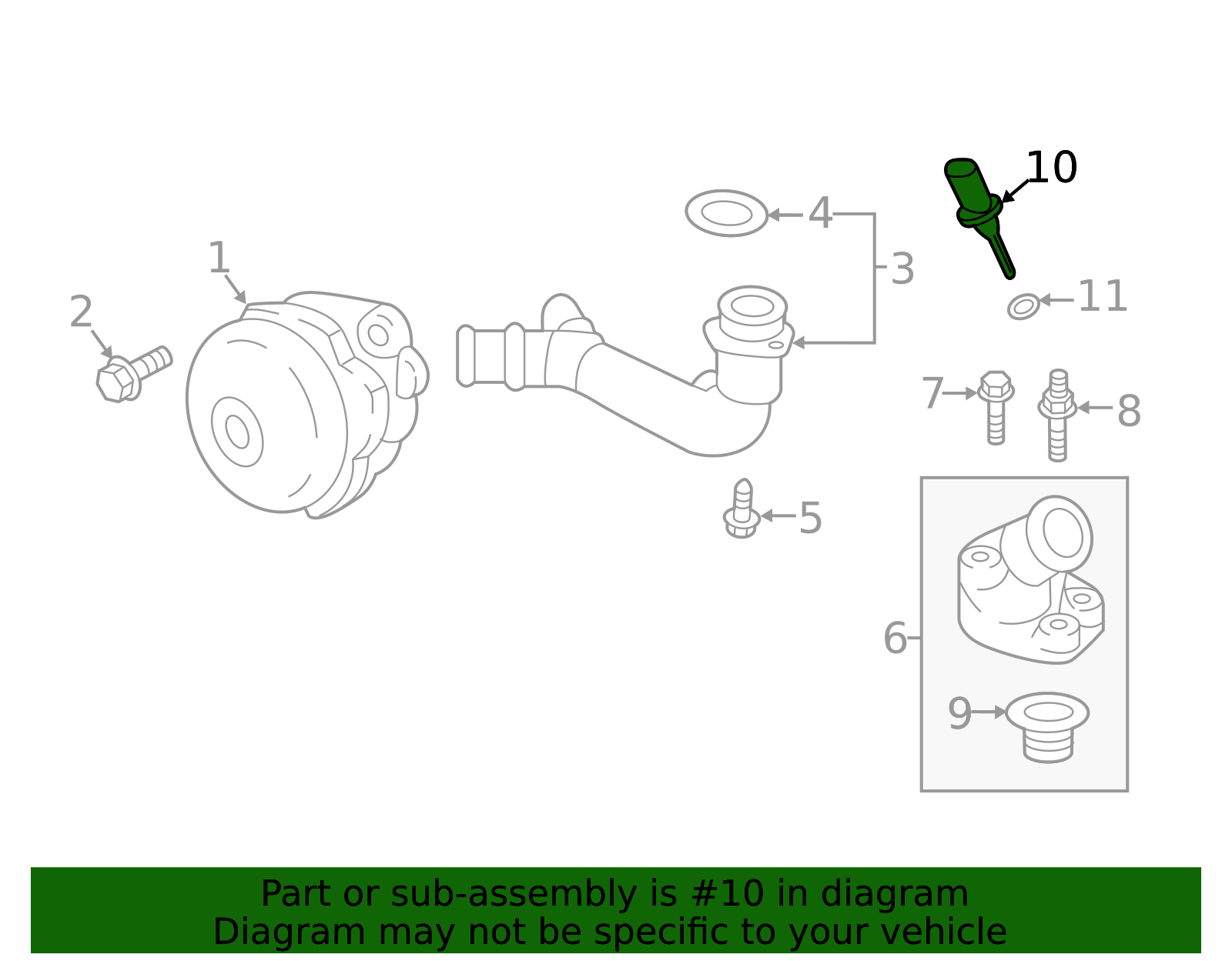 Genuine Coolant / Fuel Temperature Sensor (cev8d1 Cummins) (a61