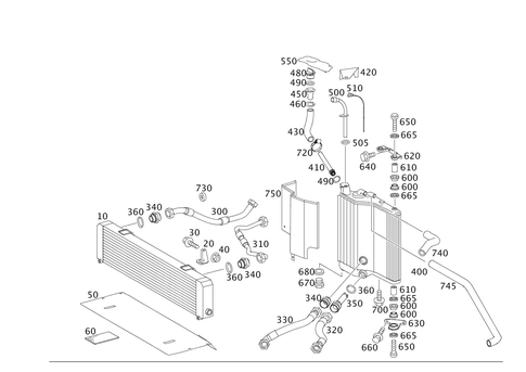 Oil Cooler for 2005 Mercedes-Benz SLR McLaren #0