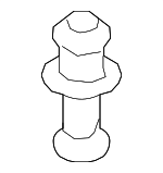 8K0501329 - Suspension: Stone Guard Rivet for Audi Image