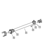 5103372AA - Propeller Shafts and U-Joints: Drive Shaft Flange, Rear for Mopar Image