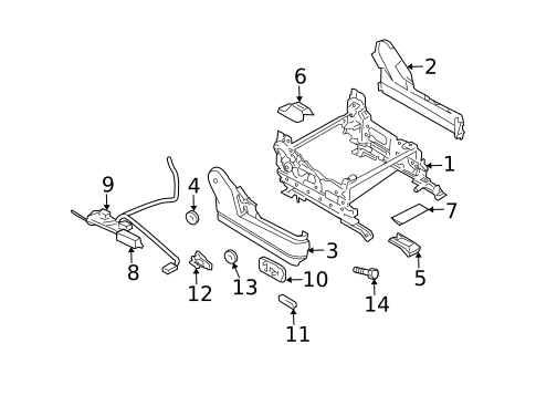 Tracks & Components for 2003 Nissan Murano #1