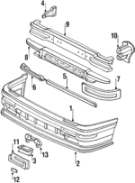 71103SF1000 - : Horn Cover for Honda Image