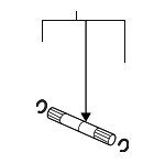 3815A242 - Suspension: Inner Shaft for Mitsubishi: Endeavor Image