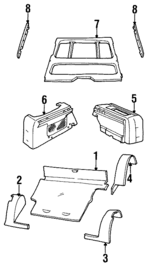 MWC6112LE - : Spare Cover for Land-Rover Image