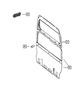 1HD65ADVAA - Interior Trim: Cab Back Panel for Mopar Image