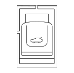 61319299459 - Body: Lift Gate Switch for BMW: 740e xDrive, 740i, 740i xDrive, 745e xDrive, 750i, 750i xDrive, 840i Gran Coupe, 840i xDrive Gran Coupe, M760i xDrive, M8 Gran Coupe, M850i xDrive Gran Coupe, X3, X4, X7 Image