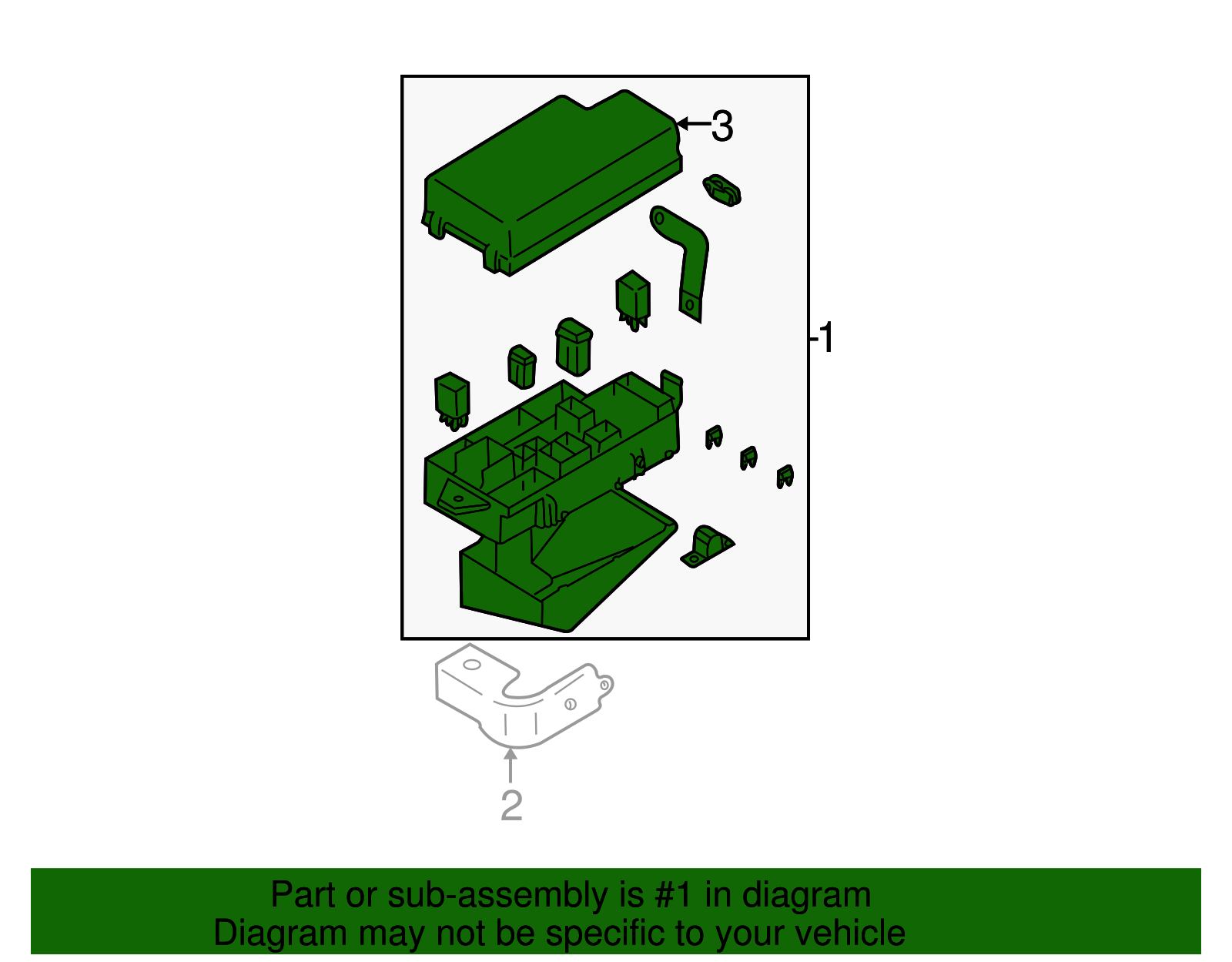 82231AE01A - Fuse Box 2000-2002 Subaru | Subaru Factory Parts Online