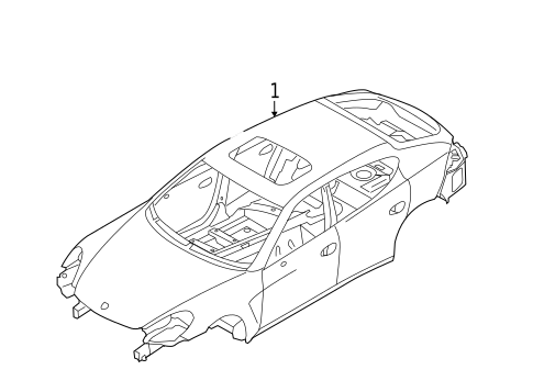 Body Assembly for 2013 Porsche Panamera #0