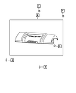 68775100AA - Engine: Engine Cover for Mopar Image