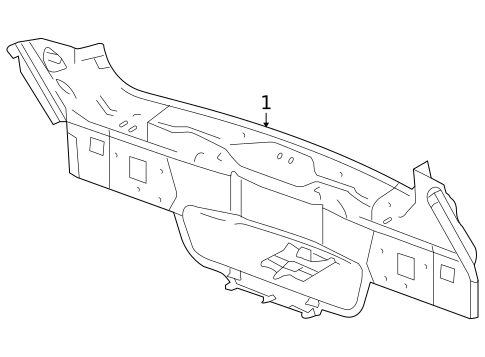Rear Body for 2010 Cadillac CTS #1