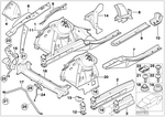 41117044850 - Bodywork: Supporting Strut,Whl House,Exterior Rght for BMW Image
