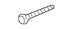 90014418201 - Body: License Bracket Screw for Porsche Image