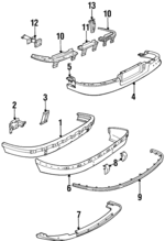 1638986 - Body: Impact Bar for Buick: Reatta Image