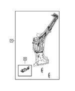 5027479AB - Body Sheet Metal Except Doors: Front Hinge Pillar Reinforcement, Left for Mopar Image