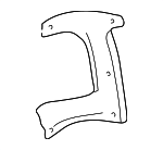 5GD44RC3AA - Body: Upper Trim for Dodge: B150, B1500, B250, B2500, B350, B3500, Ram 1500 Van, Ram 2500 Van, Ram 3500 Van Image