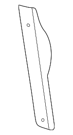 5FP12SD5 - Body: Lock Pillar Trim for Dodge: B1500, B2500, B3500 Image