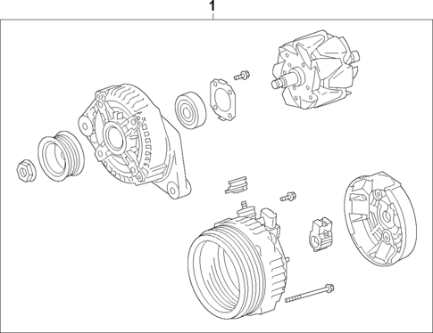 Alternator for 2024 Lexus NX350 #1