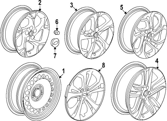 60009280 - : Wheel for Chevrolet: Trax Image