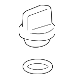 1218038020 - Engine: Filler Cap for Scion: tC, xB, xD | Toyota: Camry, Corolla, Highlander, Land Cruiser, Matrix, RAV4, Sequoia, Solara, Tacoma, Tundra, Venza Image