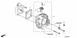 16176RCAA02 - Engine: GASKET, THROTTLE BODY for Acura Image