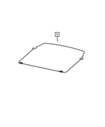 7LP58TX7AB - : Security Cargo Cover for Mopar Image