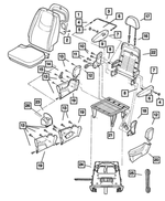 QU911J3AA - Interior Trim: Quad Panel for Mopar Image