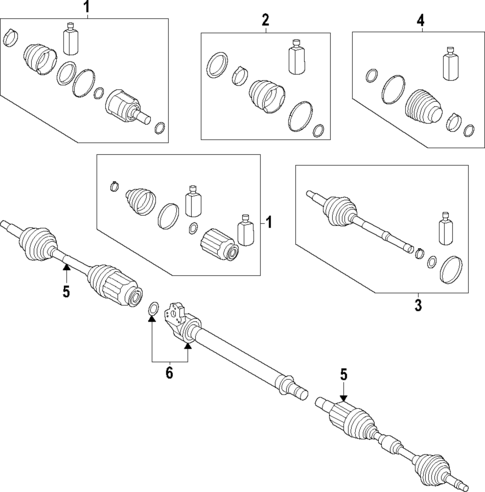 Axle Shafts & Joints for 2023 Kia Niro EV #0